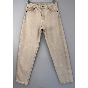 Vtg Levi's 550 Jeans Men's Fits 30x30.5 (32x32) Relaxed Fit Tapered Tan USA
